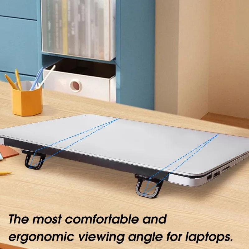 2 supports de clavier, mini support pour ordinateur portable pour bureau, support portable compatible avec MacBook Air Pro, Dell XPS, HP et plus.