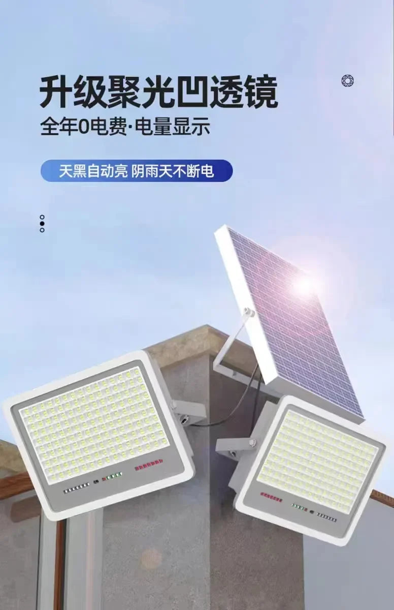 Lampe solaire à 96/140/216 LED pour éclairage de cour, lampadaire à induction, budgétaire étanche, ultra luminosité, haute puissance