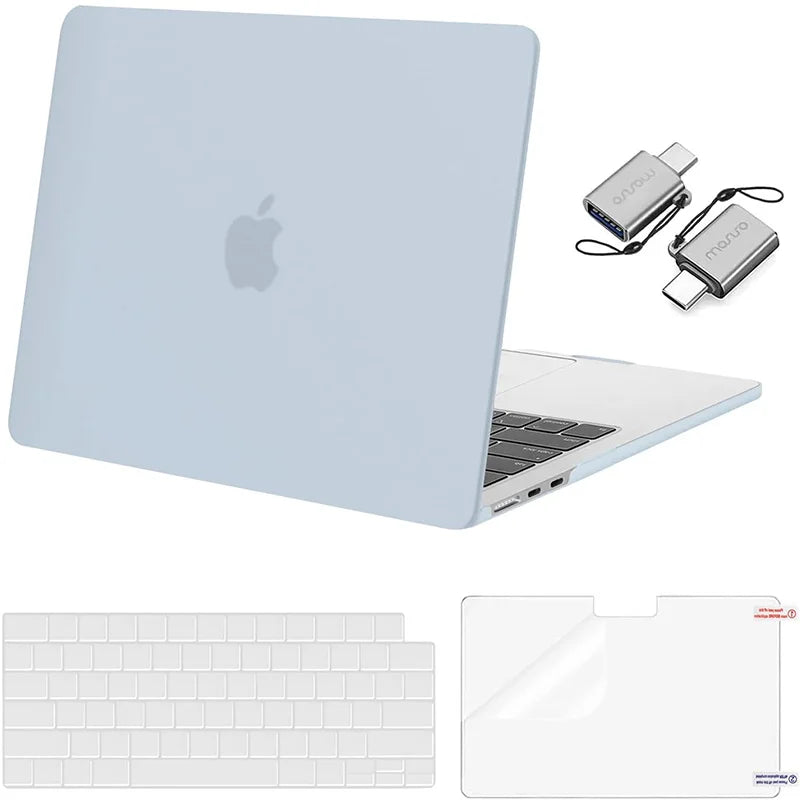 Étui pour ordinateur portable 2020 2024 2023 MacBook Air 13 15 16 Pro 14 pouces M4 M3 M2 M1 A3112 A3185 A3401 A2918 A3240 A3113 A2681