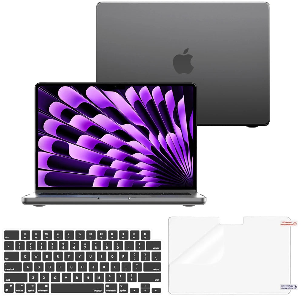 Nouvelle coque d'ordinateur portable 2026 pour Macbook Air 13,6 pouces (puces M5, M4, M3, M2) 2026-2022, Air 15 (puce M5), pour Macbook Pro 14/16 (puces M5/Max) 2026