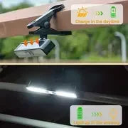 Applique Murale Solaire à LED pour l'Extérieur, Rechargeable, pour Cour, Jardin, Terrasse, Porte de Garage, Éclairage de Rue