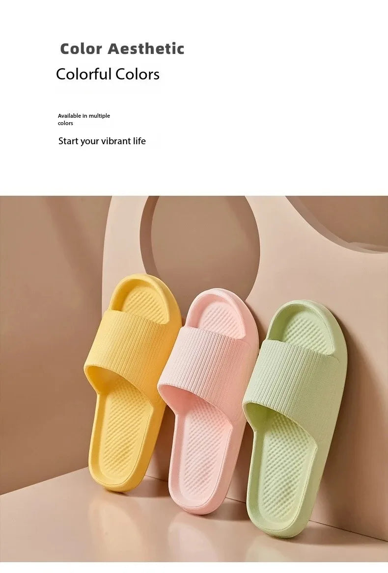 Chaussures de douche de massage à semelle souple pour hommes et femmes, pantoufles à la mode, imperméables, non ald, maison, loisirs, couples