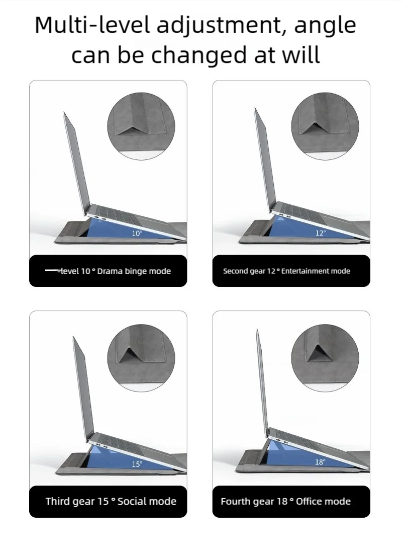 Housse pour ordinateur portable 13 14 15 15.6 16 pouces pour Huawei HP DELL sac pour Macbook Air Pro 13 13.6 M4 étui pour ordinateur portable avec support hommes femmes