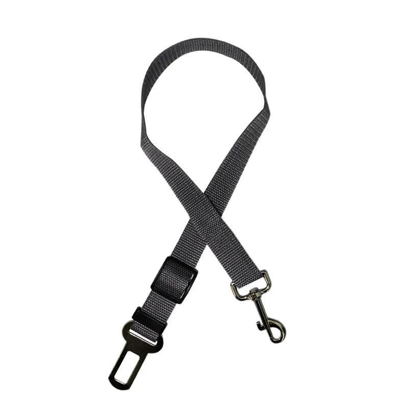 Accessoires réglables pour chiens, ceinture de sécurité pour animaux de compagnie, chat, chien, siège pour animaux de compagnie, harnais pour véhicule, Clip en plomb, levier de sécurité, colliers de Traction pour chien