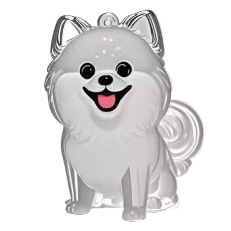 Pendentif de rangement de cheveux de chiens, mignon, pendentif de sac, Couple, porte-clés de voiture, bijoux, Collection Souvenir, cadeau de décoration, accessoires pour chiens