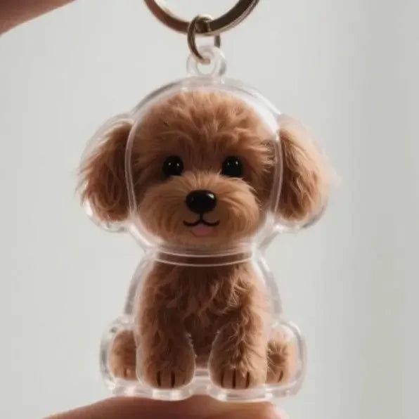 Pendentif de rangement de cheveux de chiens, mignon, pendentif de sac, Couple, porte-clés de voiture, bijoux, Collection Souvenir, cadeau de décoration, accessoires pour chiens