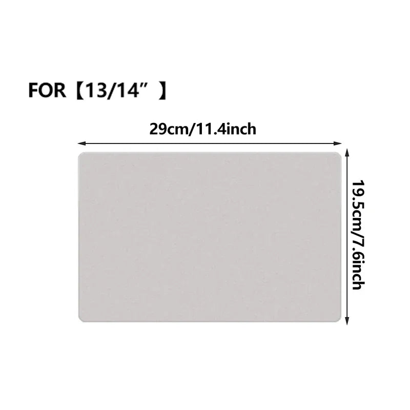 Film de protection pour ordinateur portable, en microfibre, anti-poussière, couverture pour clavier, tissu pour écran d'ordinateur portable, MacBook Pro 13/15/16 pouces
