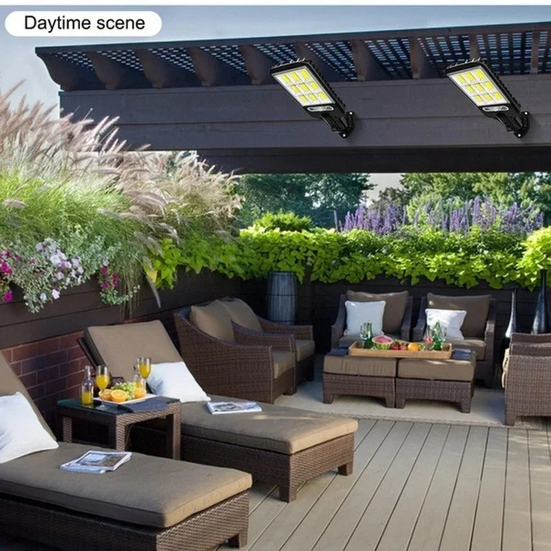 Applique Murale Solaire à LED pour l'Extérieur, Rechargeable, pour Cour, Jardin, Terrasse, Porte de Garage, Éclairage de Rue
